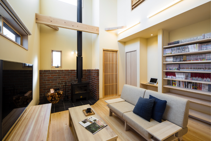 深い安らぎと快さで包む本物の自然素材の家